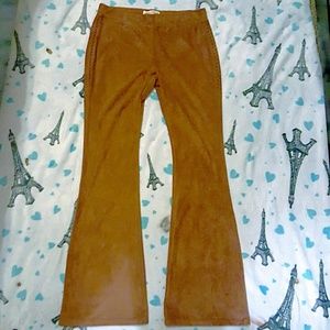 NWOT Idyllwild Camel Suede Pants
